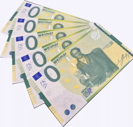 Souvenirgeldschein Memo Euro