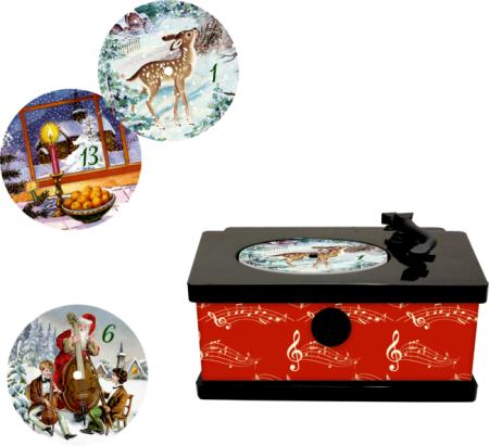 Coppenrath Vintage Plattenspieler Weihnacht