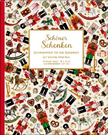 Geschenkpapier Weihnachts Buch Barbara Behr