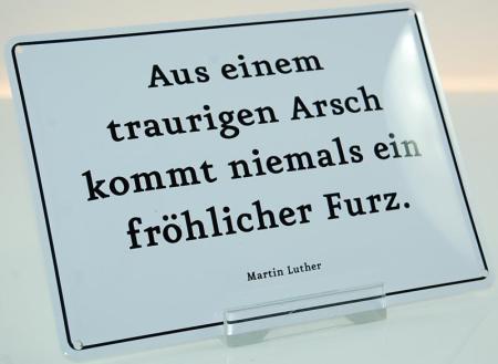Sprüche auf Postkarten - Luther Zitat