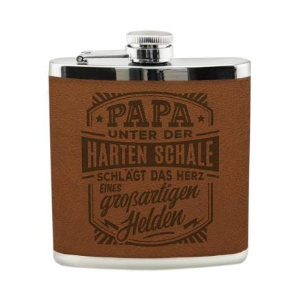 Geschenk für Papa - H&H Flachmann