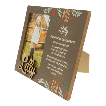 Lilly Bilderrahmen personalisiert