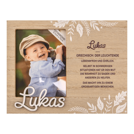 Kinder Bilderrahmen Lukas
