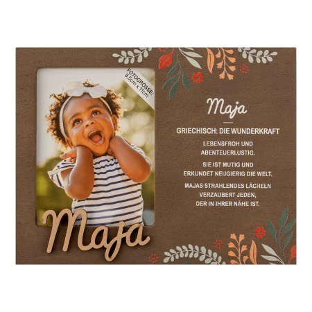 Kinder Bilderrahmen Maja