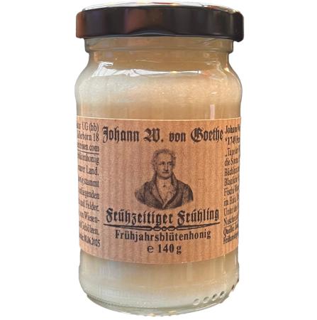 Weimarer Honig nach dem Goethe Gedicht Frühzeitiger Frühling