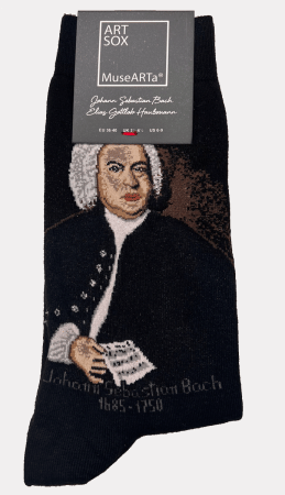 Socken mit Kunstmotiven Bach