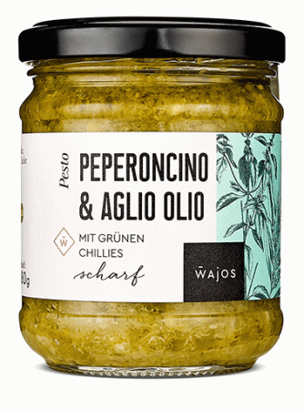 Peperoncino & Aglio Olio Pesto, Wajos