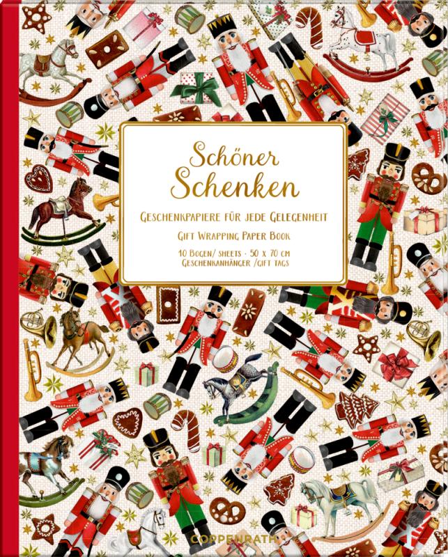 Geschenkpapier Weihnachts Buch Barbara Behr