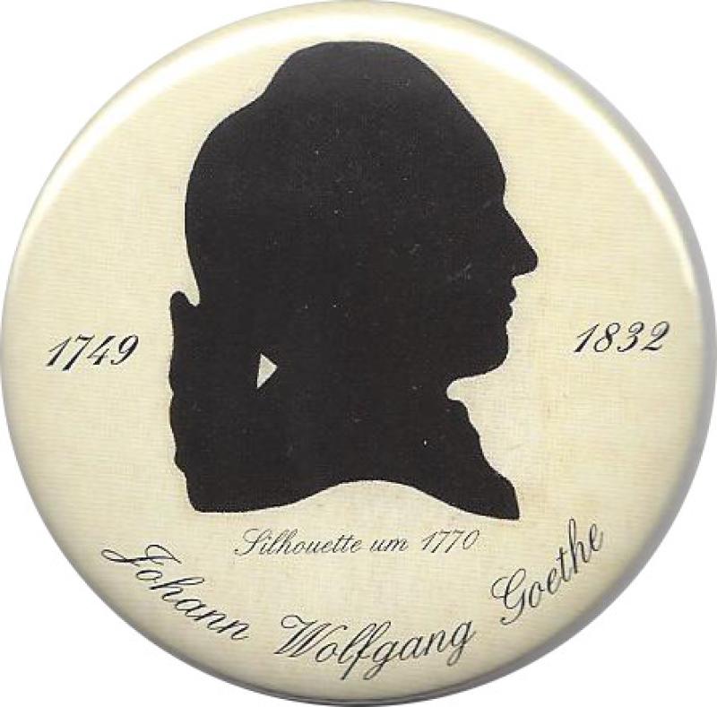 Magnet Goethe Silhuette
