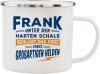 H&H Geschenk Emaille Tasse für Frank